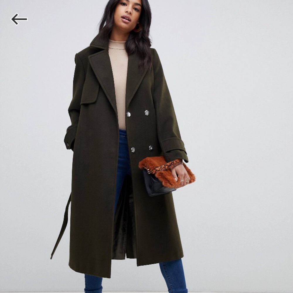 ASOS DESIGN Formal Belted Coat